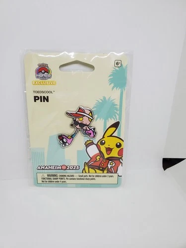 Pokemon World championships Anaheim Exclusive TOEDSCOOL PIN PRIMARY