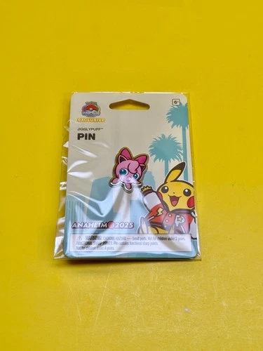 Pokemon World championships Anaheim Exclusive JIGGLYPUFF PIN PRIMARY