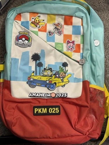 Pokemon World championships Anaheim Exclusive PIKACHU BACKPACK