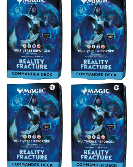 Magic The Gathering Reality Fracture Commander Deck Set of 4