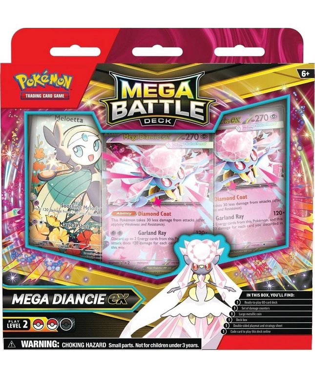 Pokemon TCG Mega Diancie EX Mega Battle Deck