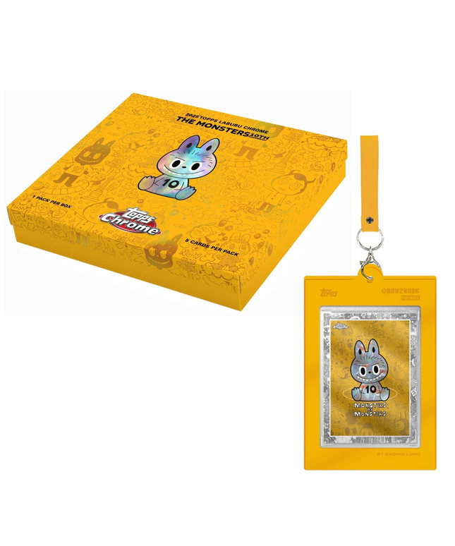 Topps 2025 Chrome Labubu The Monsters 10th Anniversary Box