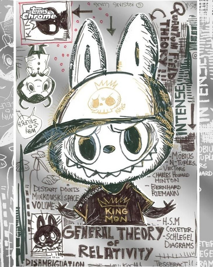 Topps 2025 Chrome Labubu The Monsters 10th Anniversary Box