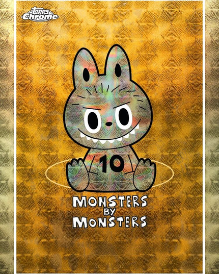 Topps 2025 Chrome Labubu The Monsters 10th Anniversary Box