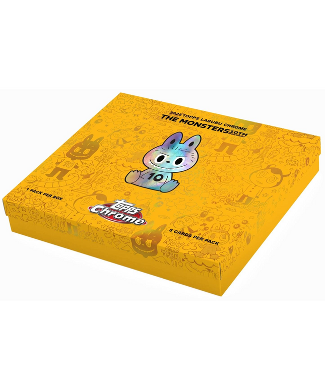 Topps 2025 Chrome Labubu The Monsters 10th Anniversary Box