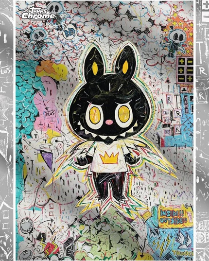 Topps 2025 Chrome Labubu The Monsters 10th Anniversary Box