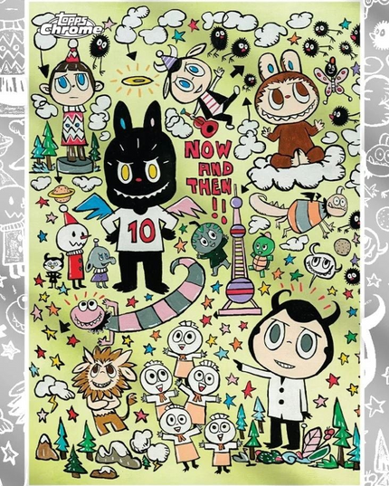 Topps 2025 Chrome Labubu The Monsters 10th Anniversary Box