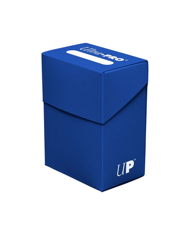 Ultra Pro Solid Color DECK BOX 80ct Blue